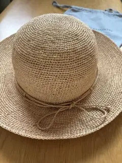 美品 ヘレンカミンスキー kalola バイカラー 麦わら帽子 ストロー