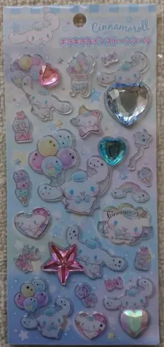 【割引中】キラキララインストーンシール　シナモロール