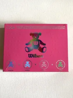 【新品未使用】WILSON BEAR ピンクゴルフボール 9個セットのサムネイル