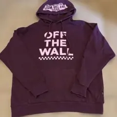 VANS OFF THE WALL パーカー XL ダークパープル