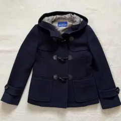 バーバリーブルーレーベル　ダッフルコート　ネイビー