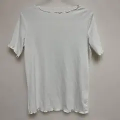 ホワイト 半袖カットソー　Mサイズ