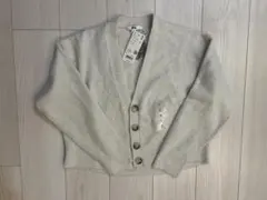 【タグ付新品未使用】ユニクロ　スフレヤーンVネックショートカーディガン　S