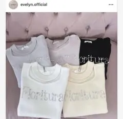 evelyn ビジューロゴチョーカー　イエローのサムネイル