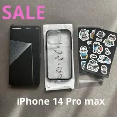 ❤️早い者勝ち❤️iPhone 14 Pro max 透明 ブラックTPUケース
