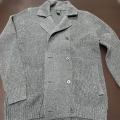 H&M グレー ニット カーディガン S