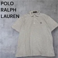 POLO RALPH LAUREN ポロシャツ　半袖　ボーダー　L ワンポイント
