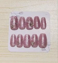 グラデーションピンク ネイルチップ 10個セット 88a5d618ba819481dfc767e4c7221b