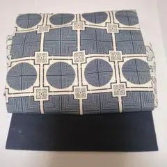 藍型染め名古屋帯。少し訳あり。