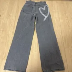 GRL ハートポイントデニムパンツ[gn177]