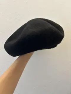 ベレー帽 黒
