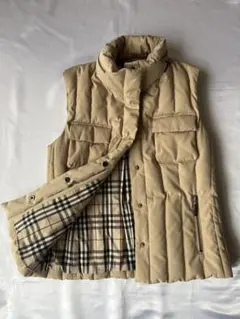 BURBERRY LONDON ダウンベスト ノバチェック - メルカリ