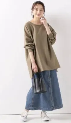 ボートネック スウェット