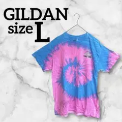 GILDAN ギルダン【L】Tシャツ 半袖 タイダイ 海外古着