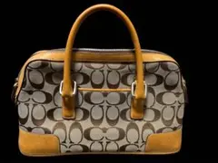Coach ハンドバッグ ベージュ/ブラウン 中型