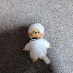 Monchhichi マスコット キーホルダー ホワイト