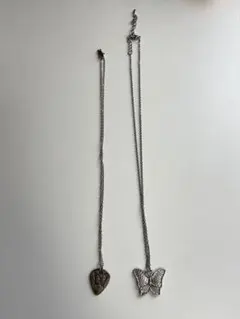 韓国 蝶々 ネックレス