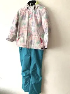 子ども用スキーウェアセット（花柄）　140