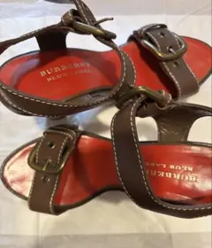 希少！美品Burberry Blue Label ウェッジサンダル