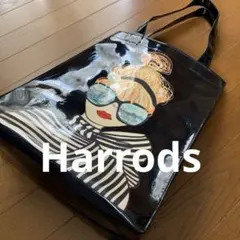 Harrods A4トートバッグクラシカルでチャーミングなデザイントートバッグのサムネイル