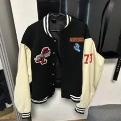 SANTA CRUZ スタジャン Sサイズ ブラック/ホワイト