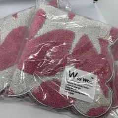 【新品未使用】 Wpc. 鳥柄タオルハンカチ 2枚セットのサムネイル