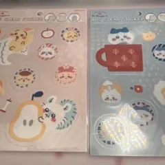 ちいかわビッグクリアステッカー 2シートセット