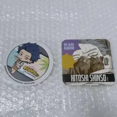 ヒロアカ 原画展 アニメイトカフェ コースター 心操人使 2点