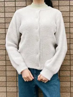 GLACIER カーディガン L ライトグレー