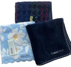 【新品未使用】KENZO他｜タオルハンカチ3点セット