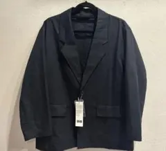 新品 UNIQLO U コットンブレンドジャケット Lサイズ　ダークグレー