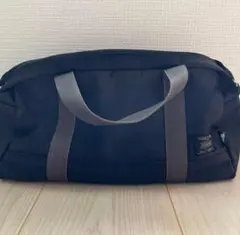 PORTER ブラック ナイロン ドラムバッグ　ハンドバッグ