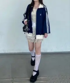 ワンポイント刺繍トラックジャケット nemne store