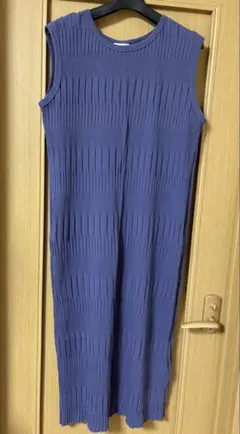 LOWRYS FARM ノースリーブロングワンピース パープル