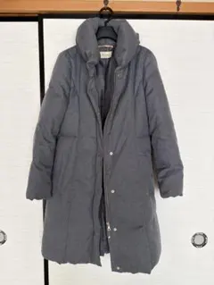 1月末まで　オリヒカ ロングダウンコート グレー