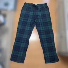 OLD NAVY コットン パジャマパンツ ブラックウォッチ柄 【L】