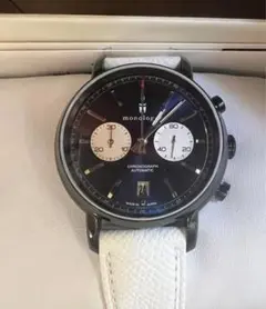 新品 モバード ヘリテージ クロノグラフ 腕時計 H3650147