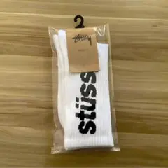 STUSSY ステューシー ソックス 靴下 ホワイト 新品未使用