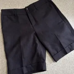 ウール100% 千鳥柄ショートパンツ　Lサイズ