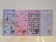 ボンボンドロップシール 第2弾 はぴだんぶい マイメロディ ミニ 4枚セット