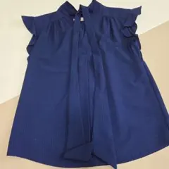 nano universe Ground Floor フリルボウタイブラウス