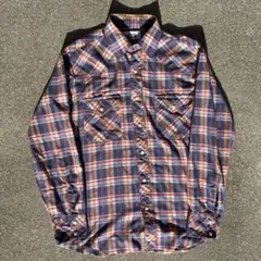 70s Wrangler ウェスタンチェックシャツ USA製