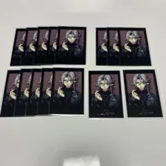 S*e様 悪魔執事と黒い猫 あくねこ バレンタイン チェキ風カード シロ 箔押し