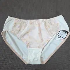【新品・未使用】花柄　レース　ホワイト　オレンジ　ピンク　ショーツ　3L