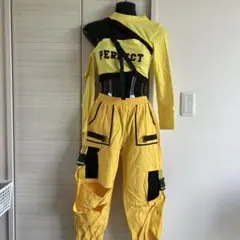 ダンス衣装　HIPHOP 女の子　150サイズ　イエロー