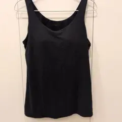 ユニクロ　エアリズム　コットンブラタンクトップ　XLブラック