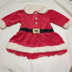 サンタ ワンピース 70サイズ 赤 クリスマス なりきり コスチューム