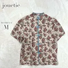 【ジュエティ】スタンドカラーチャイナシャツ 花柄 カジュアル 派手 個性的 奇抜