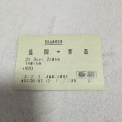 B自由席特急券のサムネイル