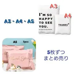 ꕤ˖*宅配ビニール ギフト ꕤ˖* A3 A4 A5 まとめ売り